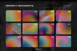 Grainy Backgrounds & Retro Gradients