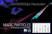 Magic Particles PS Brushes & PNGs, a Brush Add-On by Creative Graphics (Thumbnail 4 of 6)