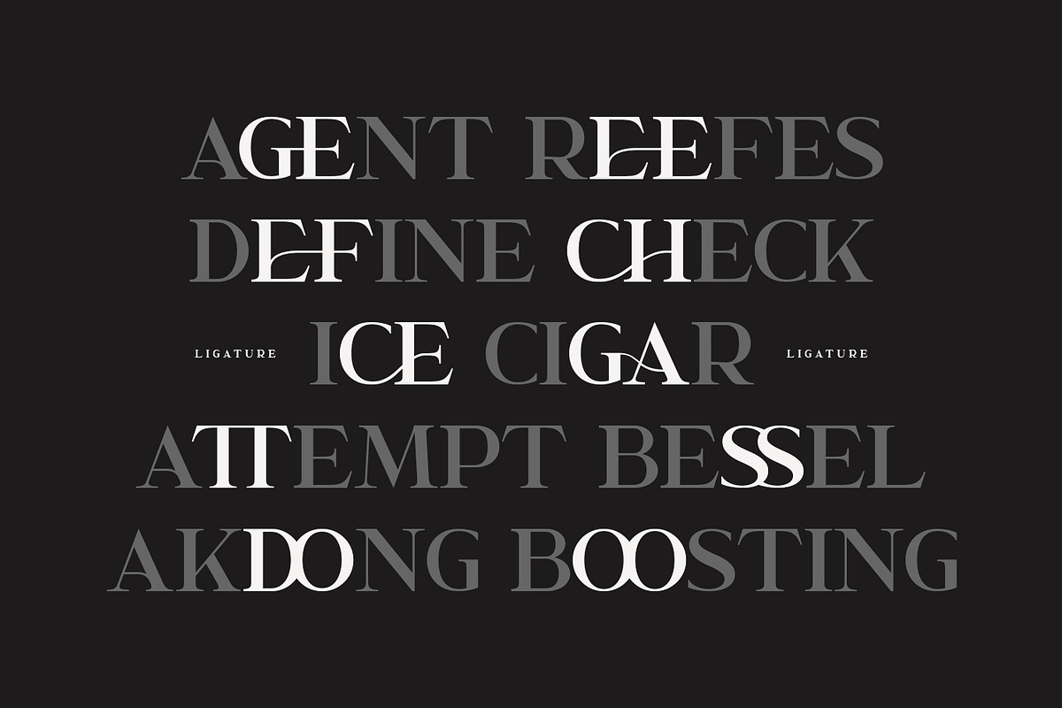 Garcedo Serif Font Triple Pro, a Serif Font by Maulana Creative (Photo 5 of 10)