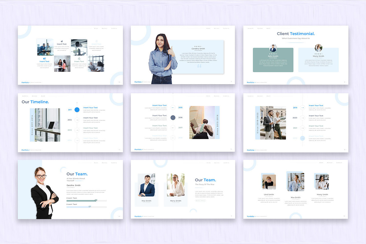 Minimal Portfolio Presentation Slide, a Presentation Template by SlideStack (Photo 3 of 5)