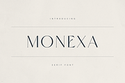 Monexa – A Modern Serif Font, a Serif Font by Only Fonts (Thumbnail 1 of 11)