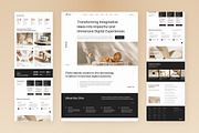 Creative Digital Agency Website, an UI Kit Template by peterdraw (Thumbnail 2 of 7)
