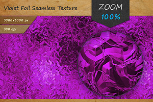 Purple Foil Tileable HD Texture