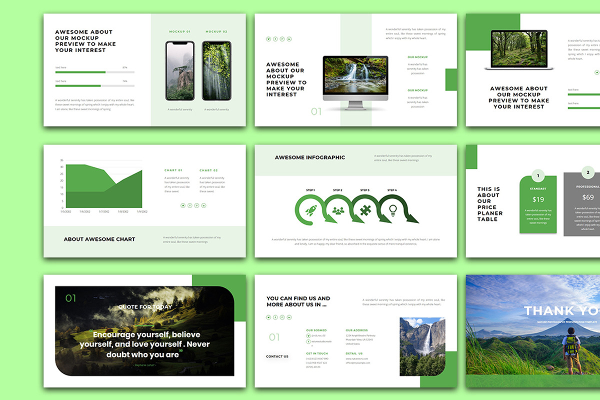 Naturee - Naturee Photography Google, a Presentation Template by Raseuki (Photo 6 of 6)