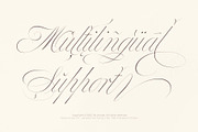 Bustra Script Pro, a Script Font by Alcode (Thumbnail 5 of 18)