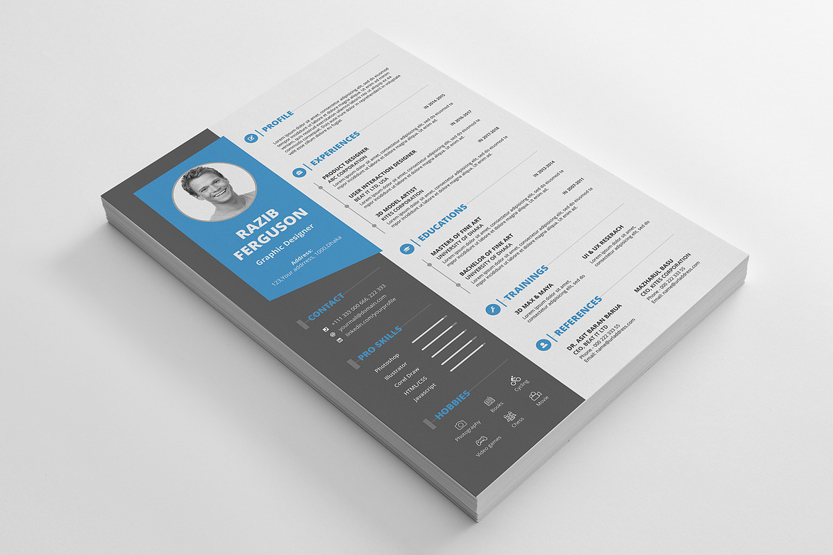 Resume, a Resume Template by Rongmistiry (Photo 5 of 8)