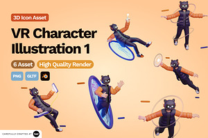 3D VR Character Illustration 1