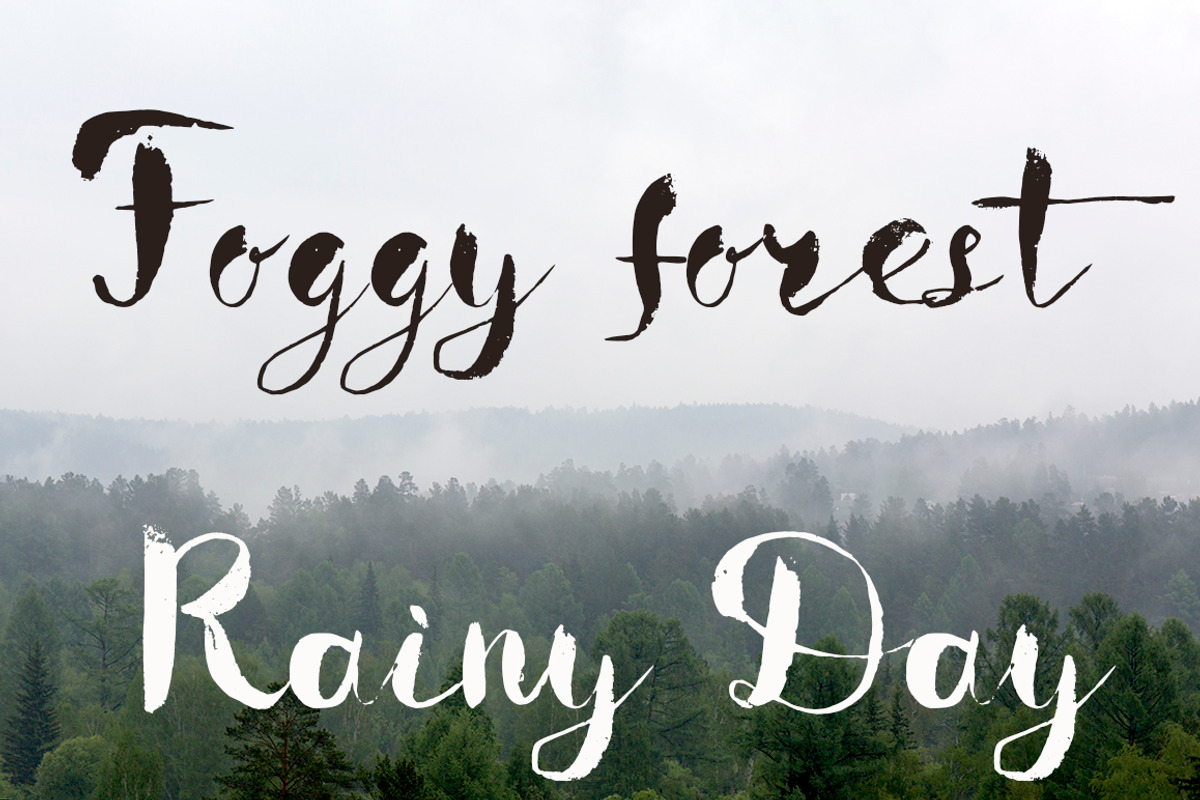 Boriska watercolor grunge font preview 2