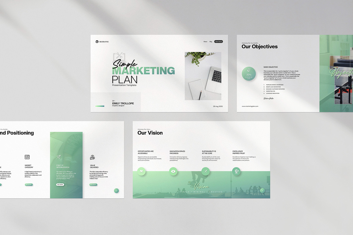 Simple Marketing Plan Template preview 6