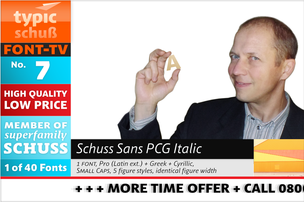 SchussSansPCGIta No.07 (1 Font) preview 3