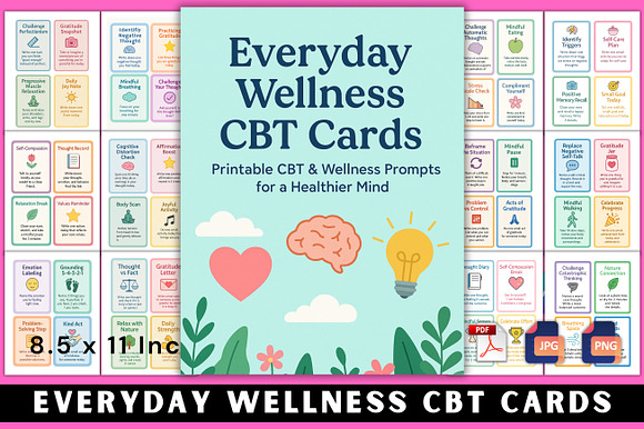Everyday Wellness CBT Cards preview 8