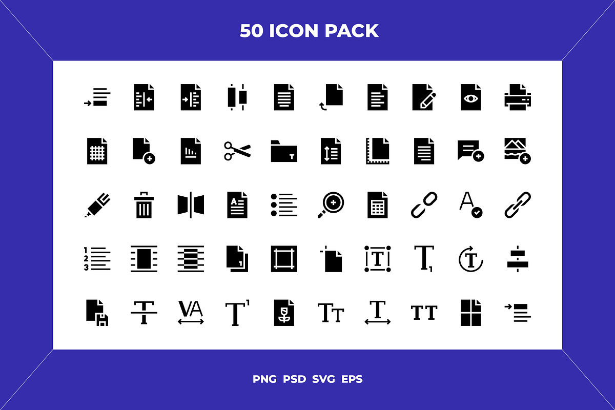 Text edition icons, an Outline Icon by Wencory (Photo 1 of 2)