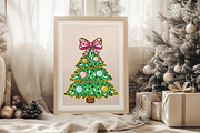 Colorful Glitter Coquette Christmas, an Illustration by Libby Wishes (Thumbnail 3 of 8)