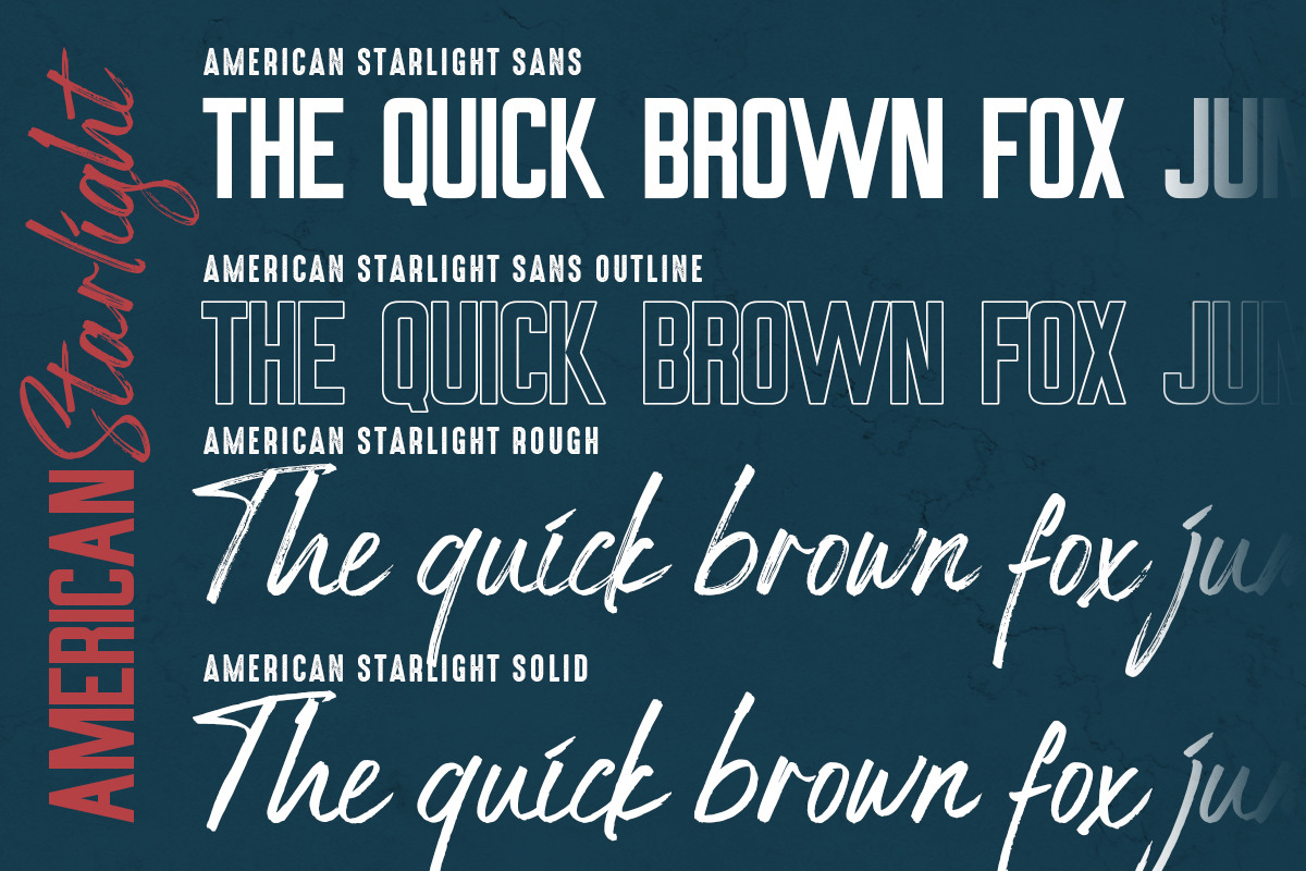 American Starlight Font Duo, a Script Font by Lucky Type (Photo 11 of 13)