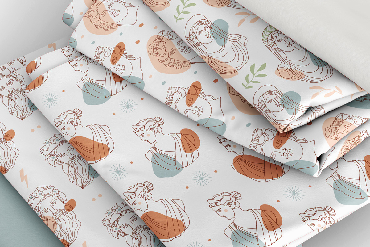 MODERN ANTIQUE vector gods bundle, an Illustration by Lena Nikolaeva (Photo 12 of 14)