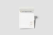 A6 NOTEPAD MOCKUP, a Print Template by NyakBiett (Thumbnail 2 of 11)