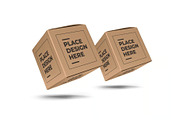 Square Box Packaging Mockup Template, a Packaging Mockup by DesignRushMarket (Thumbnail 3 of 11)