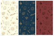 Mystical + Magic Icon Set + Patterns, a Graphic by kittyShark Creative (Thumbnail 4 of 6)