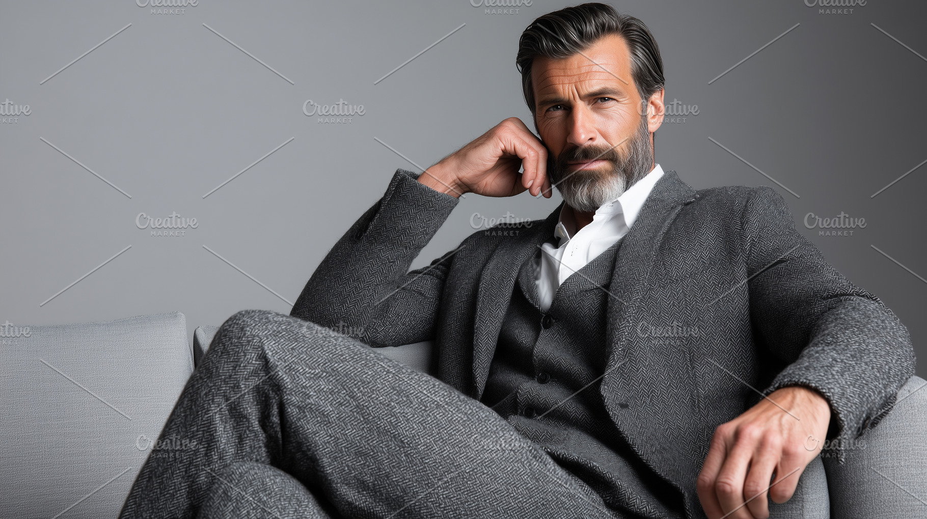 Confident mature businessman, a Person Photo by MistyDay
