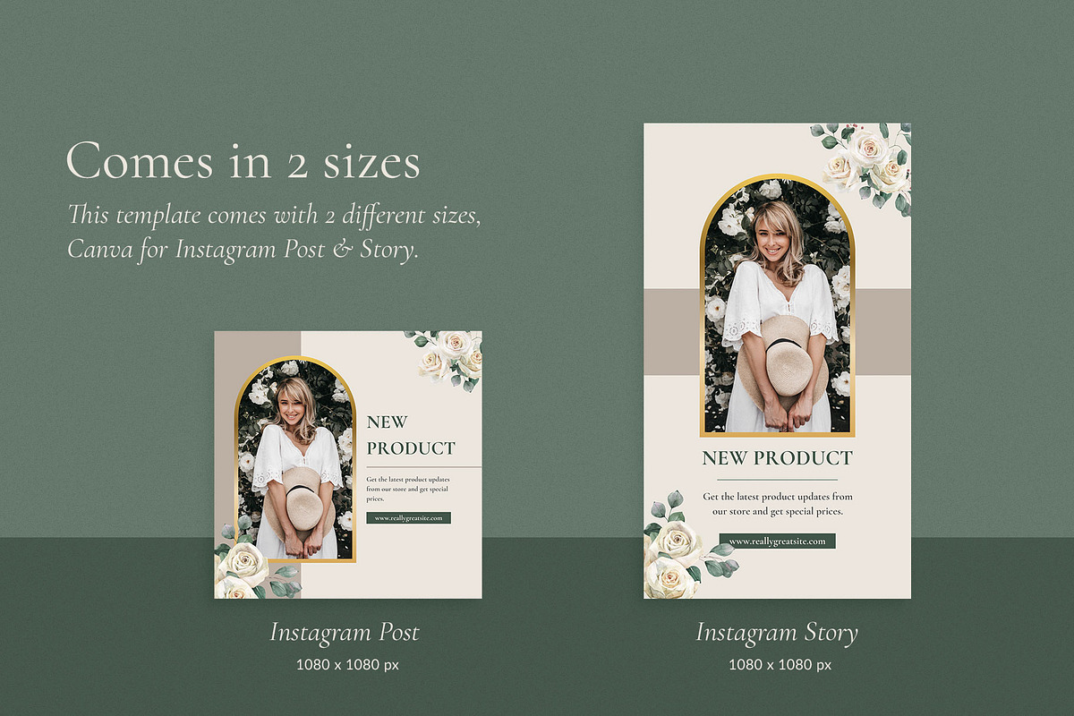 Bridal Boutique Instagram Kit CANVA, a Social Media Template by Baliniz (Photo 3 of 10)