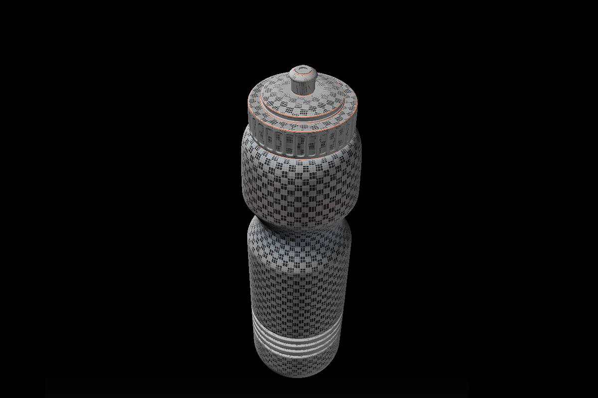 Sport Plastic Bottle 3D Model, an Object 3D Model by Casa Mandarina (Photo 6 of 6)