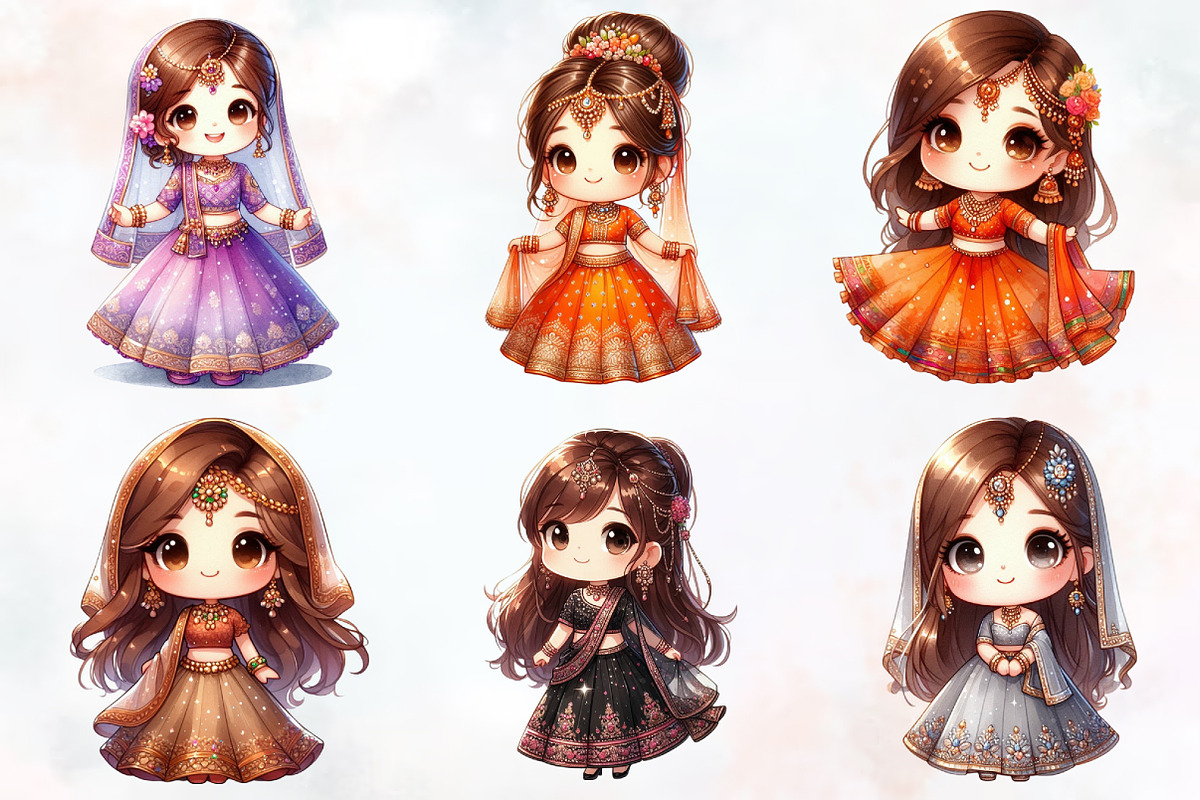 Tiny Cute Princess  Clipart, an Illustration by RobertsArt (Photo 3 of 7)