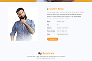Hashim - Portfolio HTML Template, a HTML Template by Themeplaza (Thumbnail 3 of 7)
