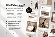 Wellness Static Ad Templates Canva, a Social Media Template by DigiPax (Thumbnail 2 of 11)