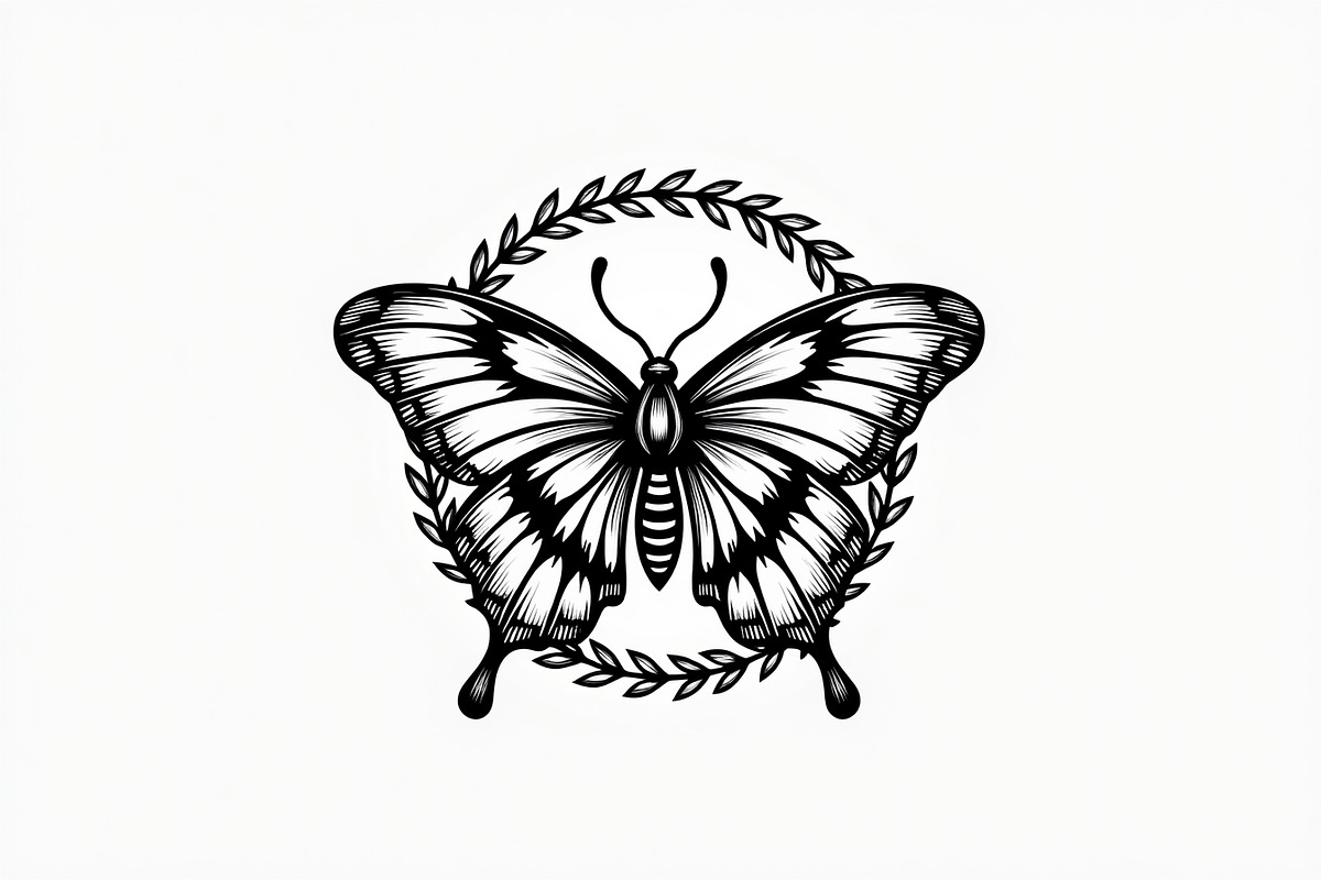 Nature Butterfly Vector Art, an Illustration by balal (Photo 4 of 9)