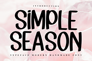 Simple Season, a Serif Font by InermediaSTUDIO (Thumbnail 1 of 5)