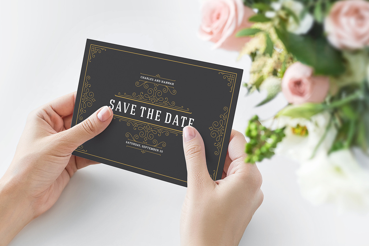 Wedding Invitation Suite, an Invitation Template by Vasya Kobelev (Photo 9 of 9)