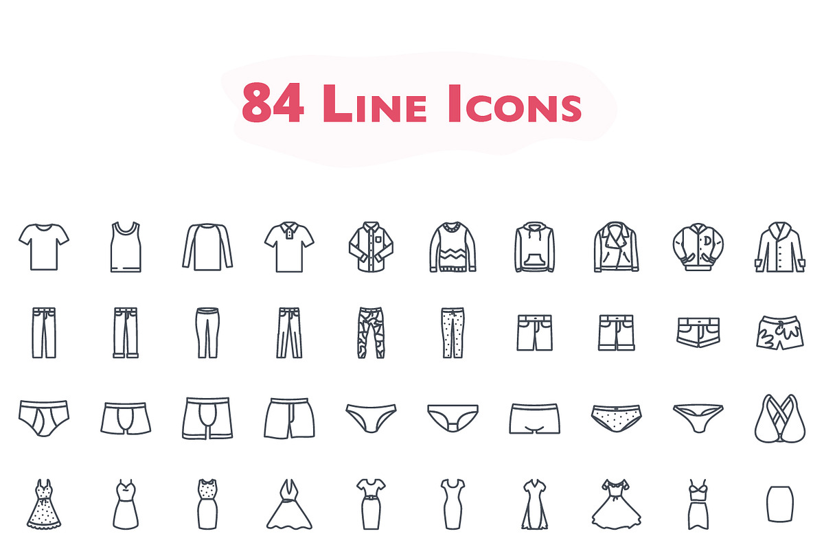 336 Clothes Icons, a Solid Icon by Maxim Cherednichenko (Photo 6 of 7)