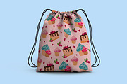 Cupcake Seamless Pattern, a Pattern Graphic by Digital Studio (Thumbnail 7 of 12)