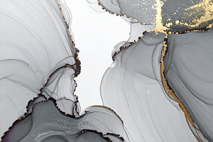 Luxury Monochrome Ink Textures – 10