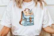 Back To School Backpack Clipart, an Illustration by CraftArtStudio (Thumbnail 4 of 6)