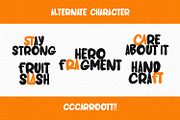 Uraro Carrot Lovely Cheerful Display, a Handwritten Font by Maulana Creative (Thumbnail 3 of 7)