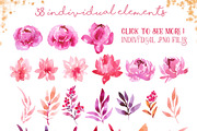 Be my Valentine - watercolor set, an Illustration by Charushella (Thumbnail 3 of 9)