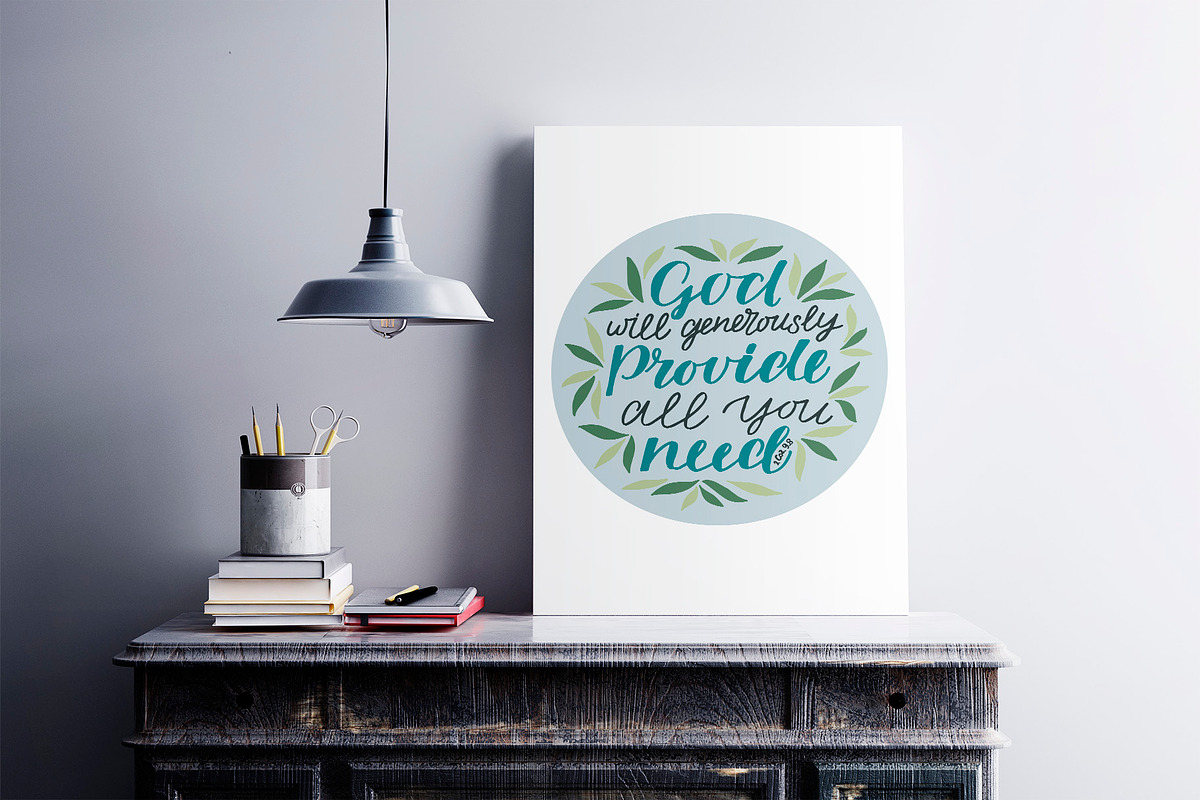 12 Bible Verses #2, an Illustration by Ola-la-la (Photo 3 of 3)