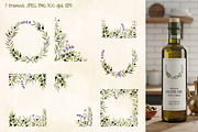 Watercolor Olives, Herbs and Food, an Illustration by Hanna's ArtLab (Thumbnail 4 of 7)