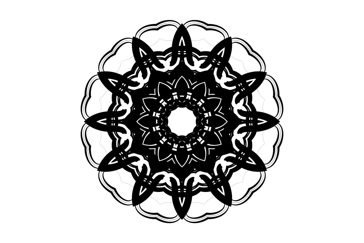Decorative Mandala Digital Art Pack, a Decorative Illustration by NJ Himel (Photo 49 of 101)