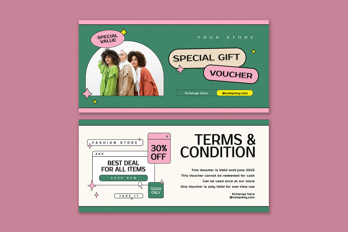 Special Gift Voucher, a Flyer Template by rzkaamlya