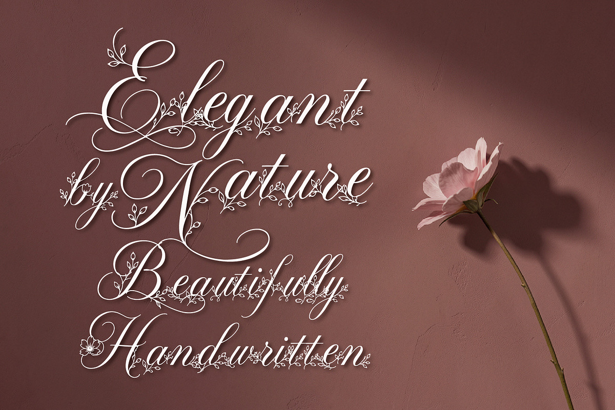 Alverose - Secret Garden Script, a Script Font by HypeWorksCo (Photo 5 of 17)