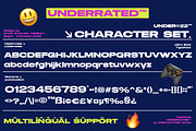 Underrated Font Update 3.0, a Sans Serif Font by Ryan Rivaldo Vierra (Thumbnail 9 of 10)