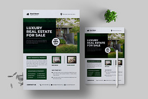 Real Estate Flyer Design, a Flyer Template by MightyDesign