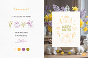Easter Spring Clipart Hand Drawn Set, an Object Graphic by Alena Koval (Thumbnail 2 of 15)