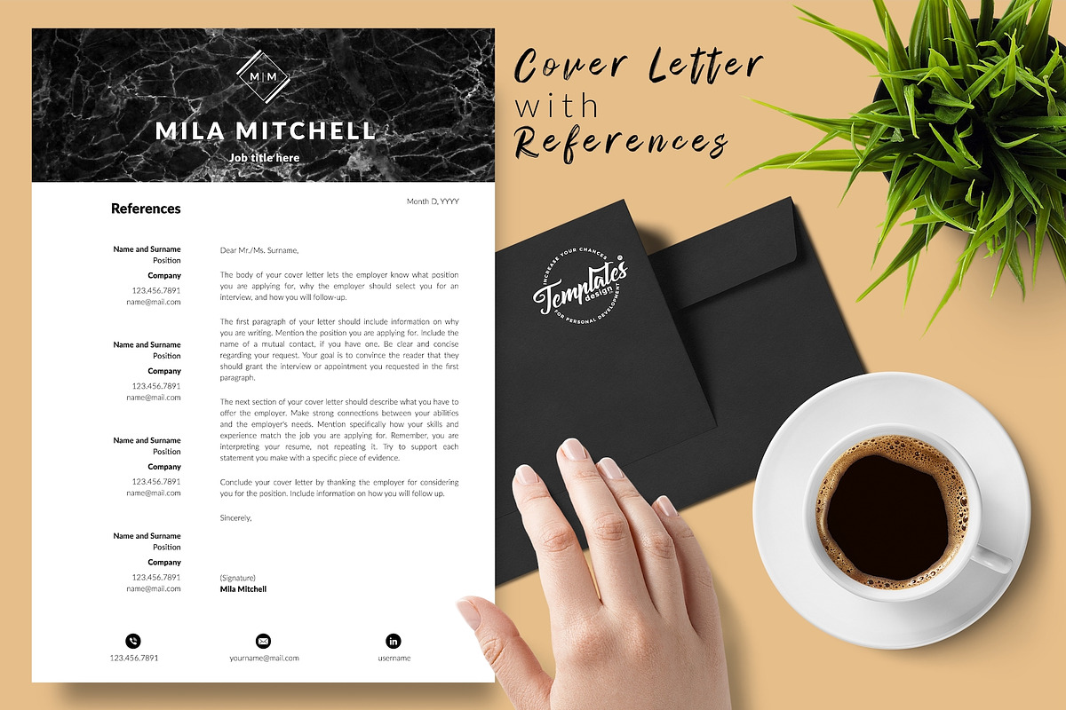Modern Resume Design / CV - Mila, a Resume Template by Templates Design Co. (Photo 7 of 17)