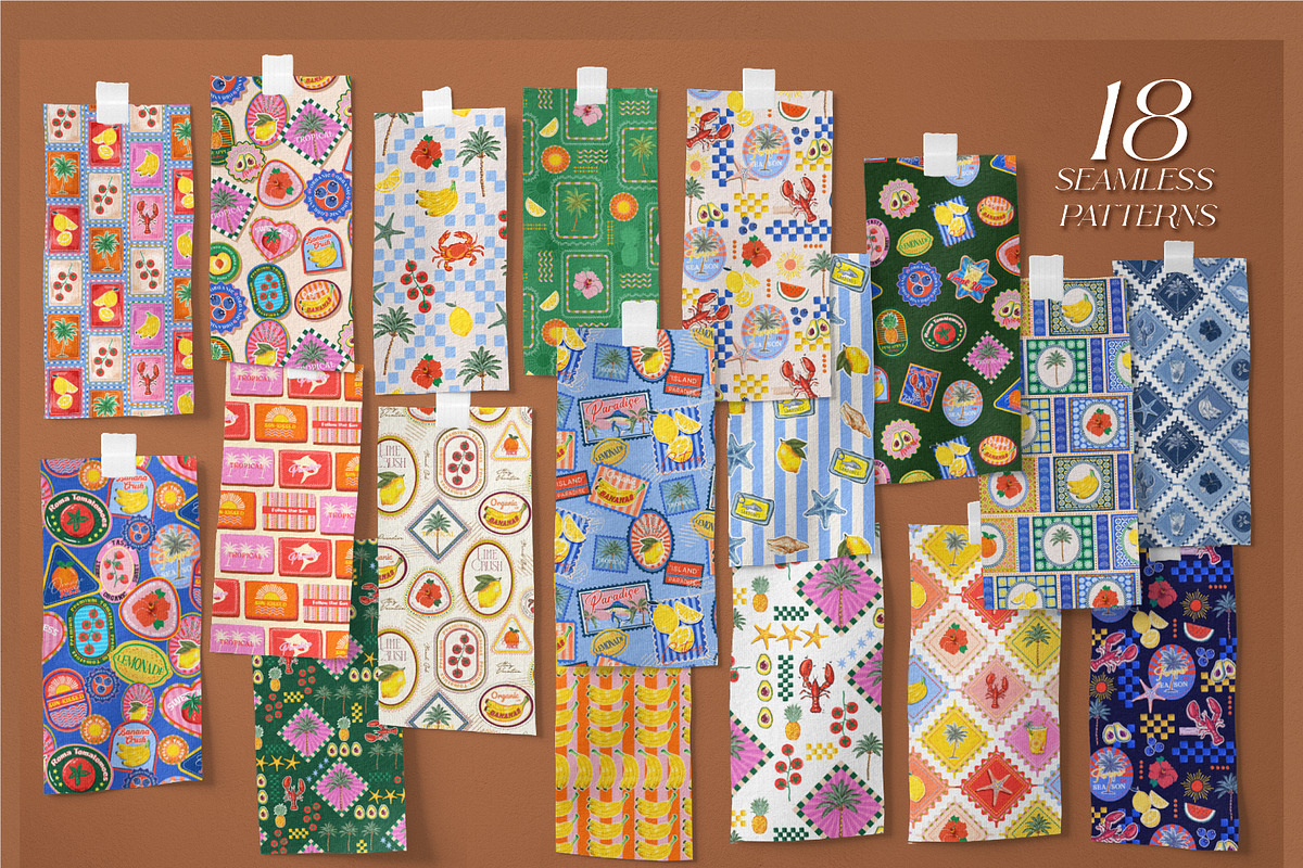Tropical Bliss, a Pattern Graphic by MSNTY STUDIOX (Photo 6 of 31)