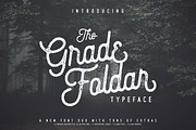 The Gradefoldar (2 fonts + 27 Bonus), a Sans Serif Font by ArdhLemurian Labs (Thumbnail 1 of 11)