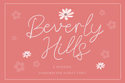 Beverly Hills - Handwriten Script fo, a Script Font by Nahar_std (Thumbnail 2 of 8)