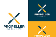 Airplane Propeller Logo, a Branding & Logo Template by HueNestify (Thumbnail 2 of 3)